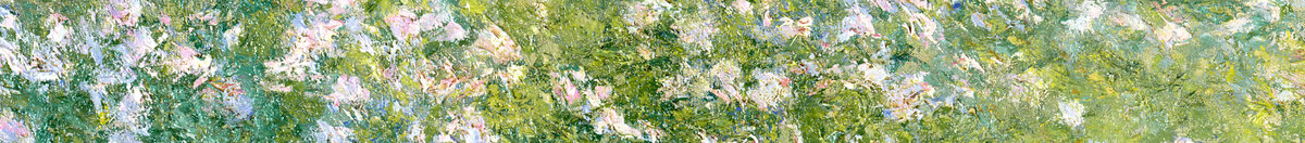 Efecto de primavera, Giverny, 1890 (Claude Monet), Detail: Blühende Blumenwiese