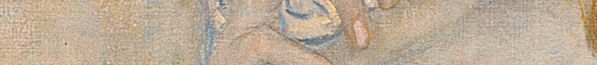 Dánae (Gustav Klimt), Detail: Hände und goldener Regen