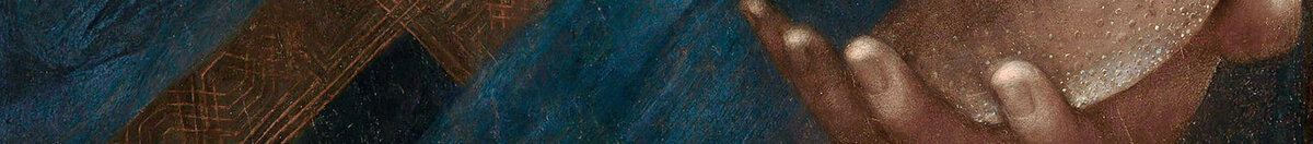 Salvator Mundi (Leonardo da Vinci), Detail: Kristallkugel in der Hand