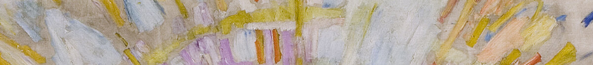 El sol (Edvard Munch), Detail: Farbige Strahlenkrone
