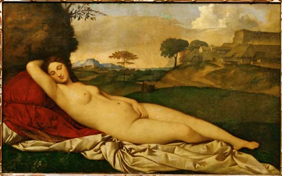 Venus dormida (óleo sobre lienzo)