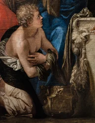Unción de David, detalle
