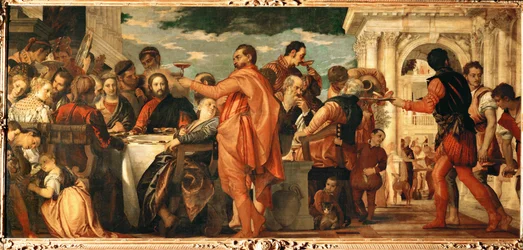 Las bodas de Caná (pintura sobre lienzo)
