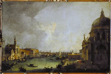 El estuario del Canal Grande, Venecia (pintura sobre lienzo)