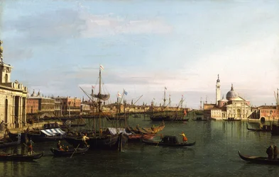 Vista de Venecia: Basílica de San Giorgio Maggiore (óleo sobre lienzo)