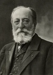 Camille Saint Saens (Saint-Saens) (1835-1921) Compositor y organista francés (foto b/n)