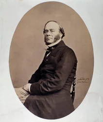 Retrato de Jacques Fromental Halévy (1799-1862) compositor inglés