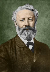 Retrato de Jules Verne (1828-1905), escritor francés, por Nadar