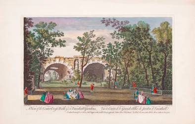 Camino central cruzado, Jardines de Vauxhall, Londres