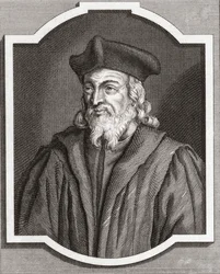 Jerónimo de Praga. Retrato. Siglo XVIII (grabado)