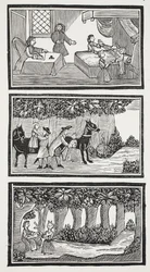 The History of The Two Children in the Wood, ilustración de 