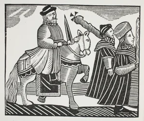 La historia de Wat Tyler y Jack Straw, ilustración de 