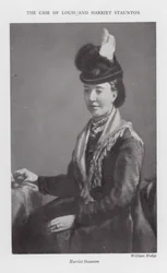 El caso de Louis y Harriet Staunton (litografía)