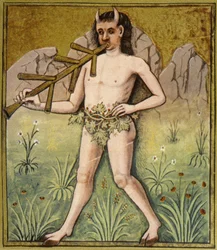 Pan - Iluminación del siglo XV