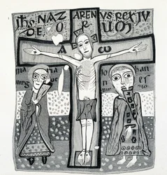 Arte religioso, Cristo en la Cruz. Siglo XII.