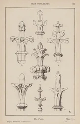 Adornos: Ornamentos libres, El remate (grabado)
