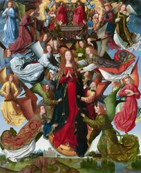 María, Reina del Cielo, c.1485-1500 (óleo sobre tabla)