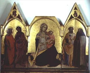 La Virgen de la Humildad, tríptico