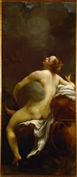 Júpiter e Io (óleo sobre lienzo)