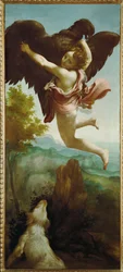El rapto de Ganímedes (óleo sobre lienzo)