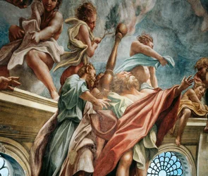 Apóstol, detalle de la Asunción de la Virgen