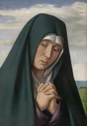 Fragmento de Cristo llevando la Cruz: Virgen de luto