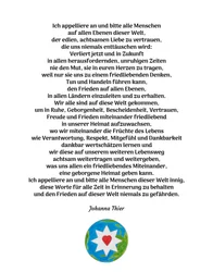 Mensaje de paz con la estrella del amor noble y consciente para todas las personas de este mundo