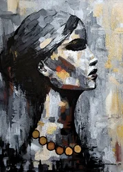 Mujer "Sombra de Sabiduría " Estilo Acuarela