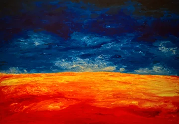 El cielo azul