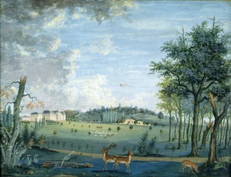 Parc du Raincy, el castillo y las rocas, c.1754-93