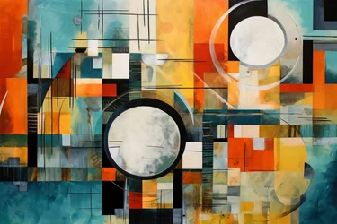 Diseño en espiral, composición abstracta, decoración de pared | impresión bajo demanda para Habitación