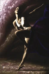 Bailarina contemporánea