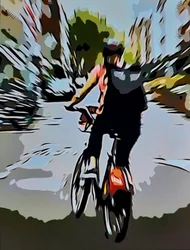 Motociclista urbano