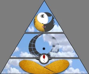 El todo es más que la suma de las partes (imagen triangular)