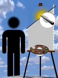 Maler und Modell (III)