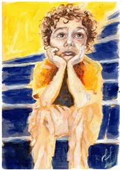 Niño en espera
