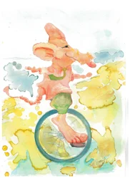 Rata en bicicleta