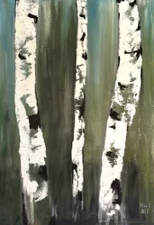 Abedules en verde