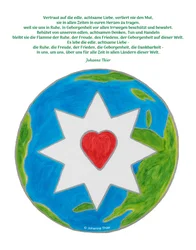 La estrella del amor noble y consciente por todas las personas de este mundo