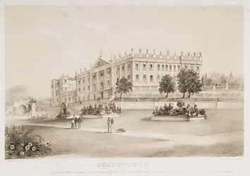 Casa Chatsworth, Derbyshire, 1839