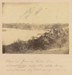 Vista del río James, Virginia
