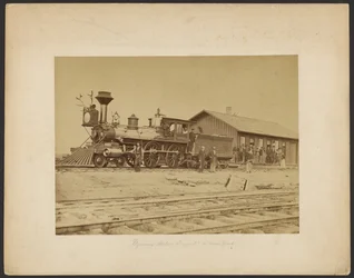 Motor 23 de la estación de Wyoming en la vía principal [Wyoming].