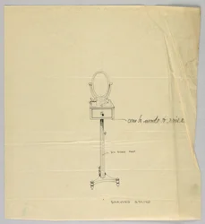 Diseño para un Soporte de Afeitado con Espejo Ovalado