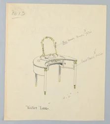 Diseño para Mesa de Tocador No. 13