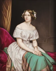 Retrato de Francisca de Braganza, la Princesa de Joinville