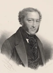 Retrato del pianista y compositor Ignaz Moscheles 1794-1870, 1848