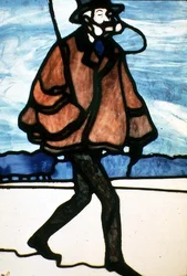El Dandy, c.1900 (vidriera)