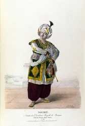 Adolphe Nourit en la ópera Tarare de Antonio Salieri (1750 - 1825).