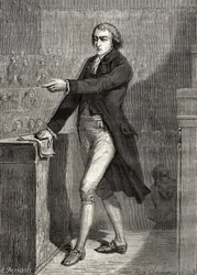 Jean-Baptiste Louvet de Couvrai, grabado por H. de la Charlerie, de 