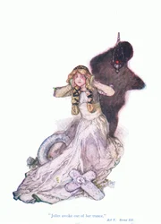 Julieta despertó de un trance (Romeo y Julieta), de Cuentos de Shakespeare publicado por Ward Lock & Co Ltd